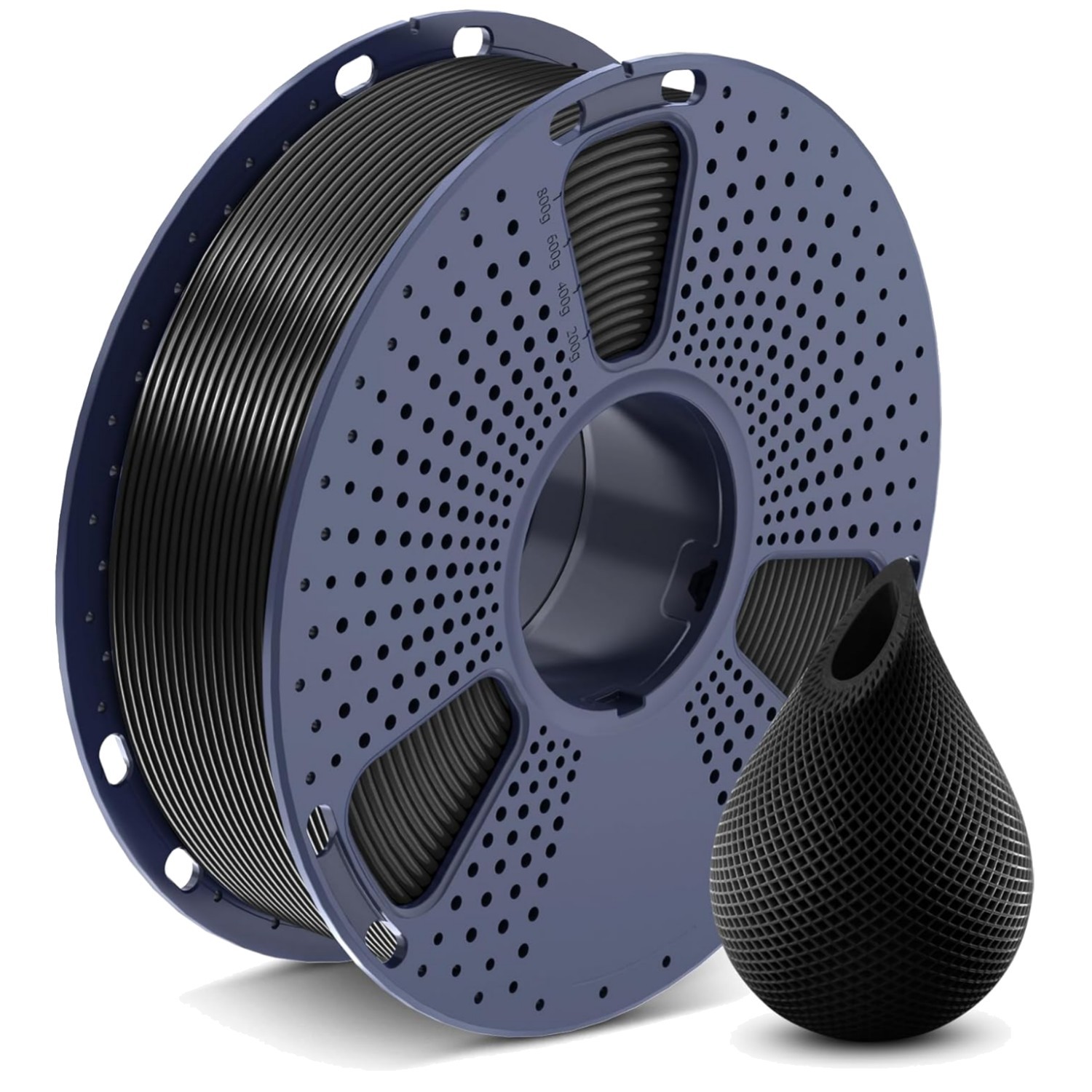 PETG Filament 1,75 mm 1kg Schwarz hohe Zähigkeit schichthaftung 3D-Drucker