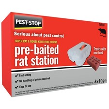 Pest-Stop (Pelsis Group) SuperRat & Mouse Killer WaxBlock PreBait Station