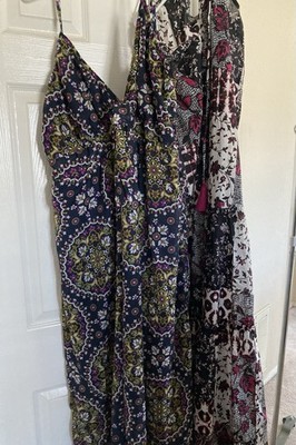 Lot Of Two Long Maxi Boho Sundresses Bright, Colorful. One NWT Great Condition
