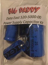 Big Daddy Power Supply Repair Kit For Data East Pinball (Board 520-5000-00)