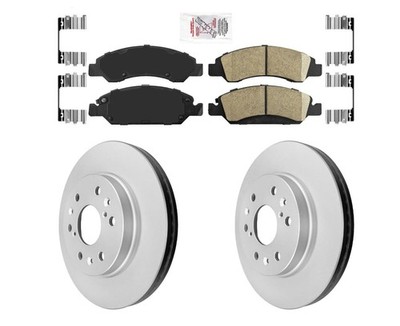 Front Ceramic Pads & Coated Rotors FOR 2008-2020 CADILLAC ESCALADE; ESV & EXT