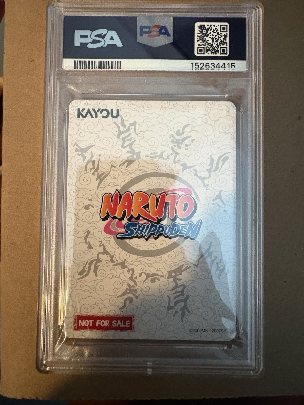 PSA 10 Naruto Uzumaki PSA Magazine Exclusive NRSA-PR-003 Kayou 2025 USA Promo view 2