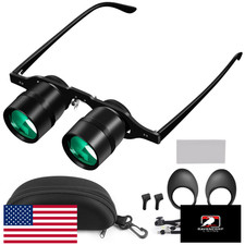 BLACKICE Hands-Free Binocular Opera Glasses for Fishing Sports Concerts  More