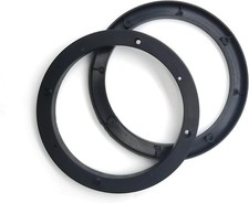 2 PCS Car Speaker Spacer Adaptor Ring, 6.5" Door 2  6.5 Inch, Black