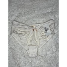 NWT Rhonda Shear White Ruched Back Lace Panti...