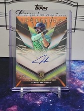 2023 Bowman Incpetion Tyler Locklear Orange /25 Auto BPA-TL Mariners