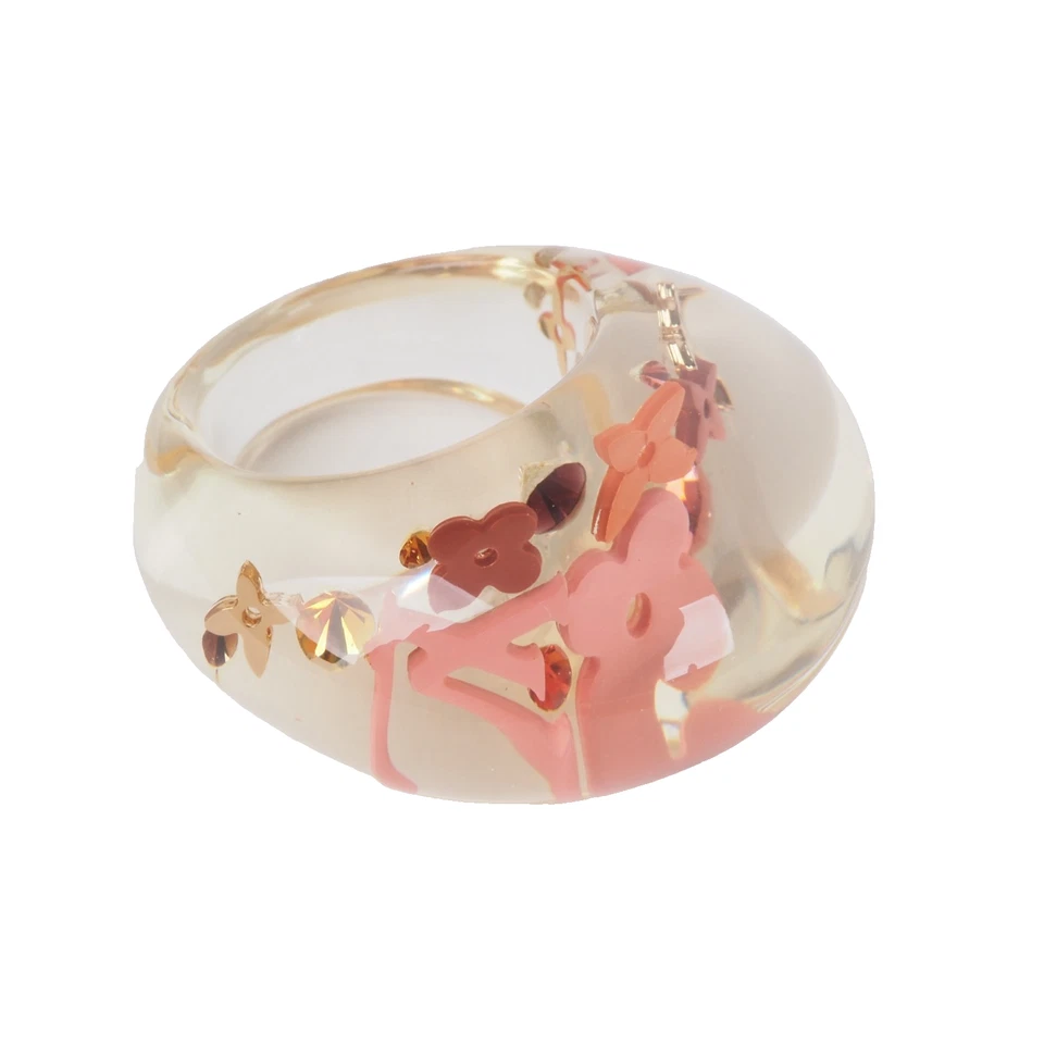 LOUIS VUITTON Berg Inclusion Ring Transparent Designer Gr. S M65603 OP: 280€