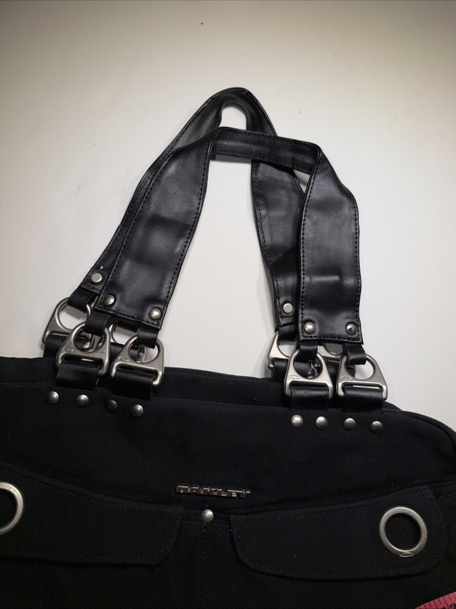 Rare VTG Y2K Oakley Soft wear Hardware Handles Bag Black Purse | eBay