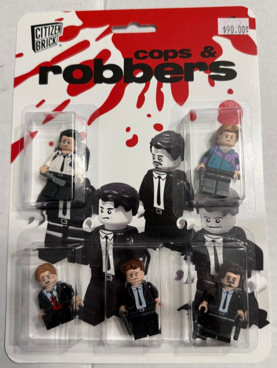 Citizen Brick Cops & Robbers Pad-Printed Minifigures | Factory Sealed Brand New