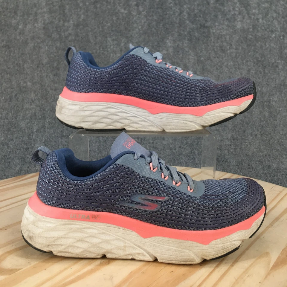 Skechers туфли женщин 7 синий розовый GOrun Max работает кроссовки Athletic SN17693 - Изображение 2 из 4
