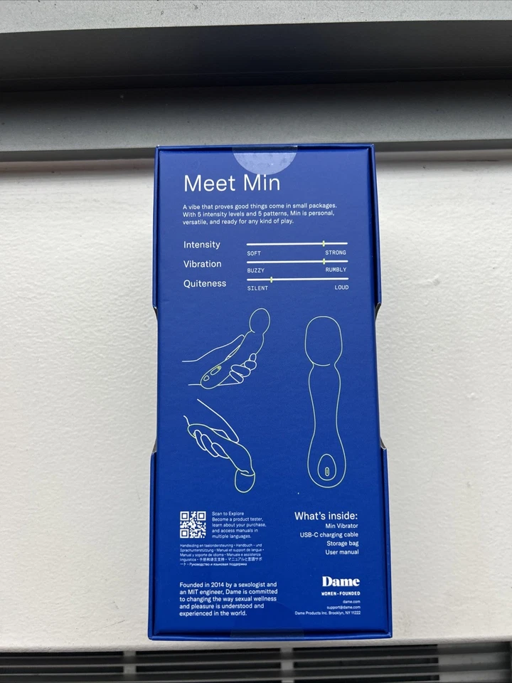 Mini vibrador de pared Dame Min Foto 2 de 4