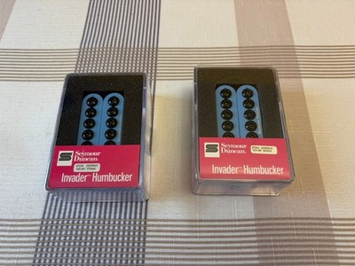 NEW Seymour Duncan Invader Blue 6 String Humbucker Pickup Set / SH-8b + SH-8n