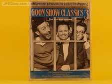 THE GOONS GOON SHOW CLASSICS 3 2 x CASSETTES  A2 Audio Cassette BBC