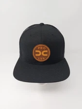 PRO DC LVA Branded Bills Snapback Hat Cap Black Mesh Back Adjustable Cap