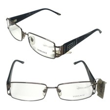 Versace Mod. 1163B Brillengestell - Braun / Silber - Größe 54/16 - Made in Italy