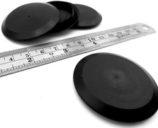 Round Hole Plug Durable Plastic Fits 1.75" Round Hole, Fits 1/16" Thick Material