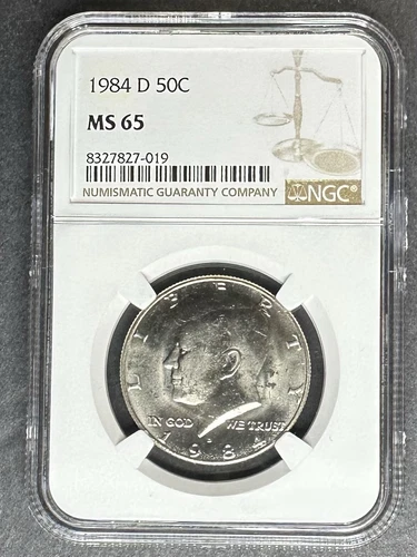 1984-D Kennedy Half Dollar NGC MS-65, Buy 3 Items, Get $5 Off
