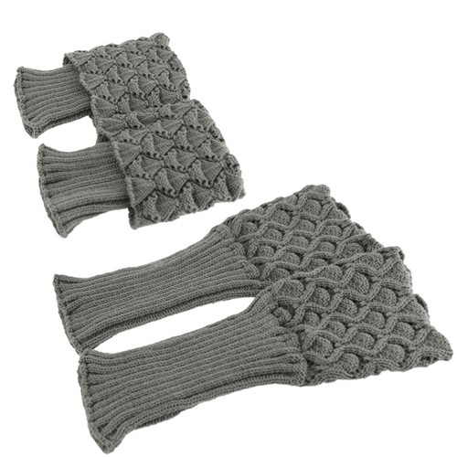 Womens Crochet Knitted Socks Boot Cuffs Toppers Winter Ankle Leg Warmers Socking - Picture 15 of 21