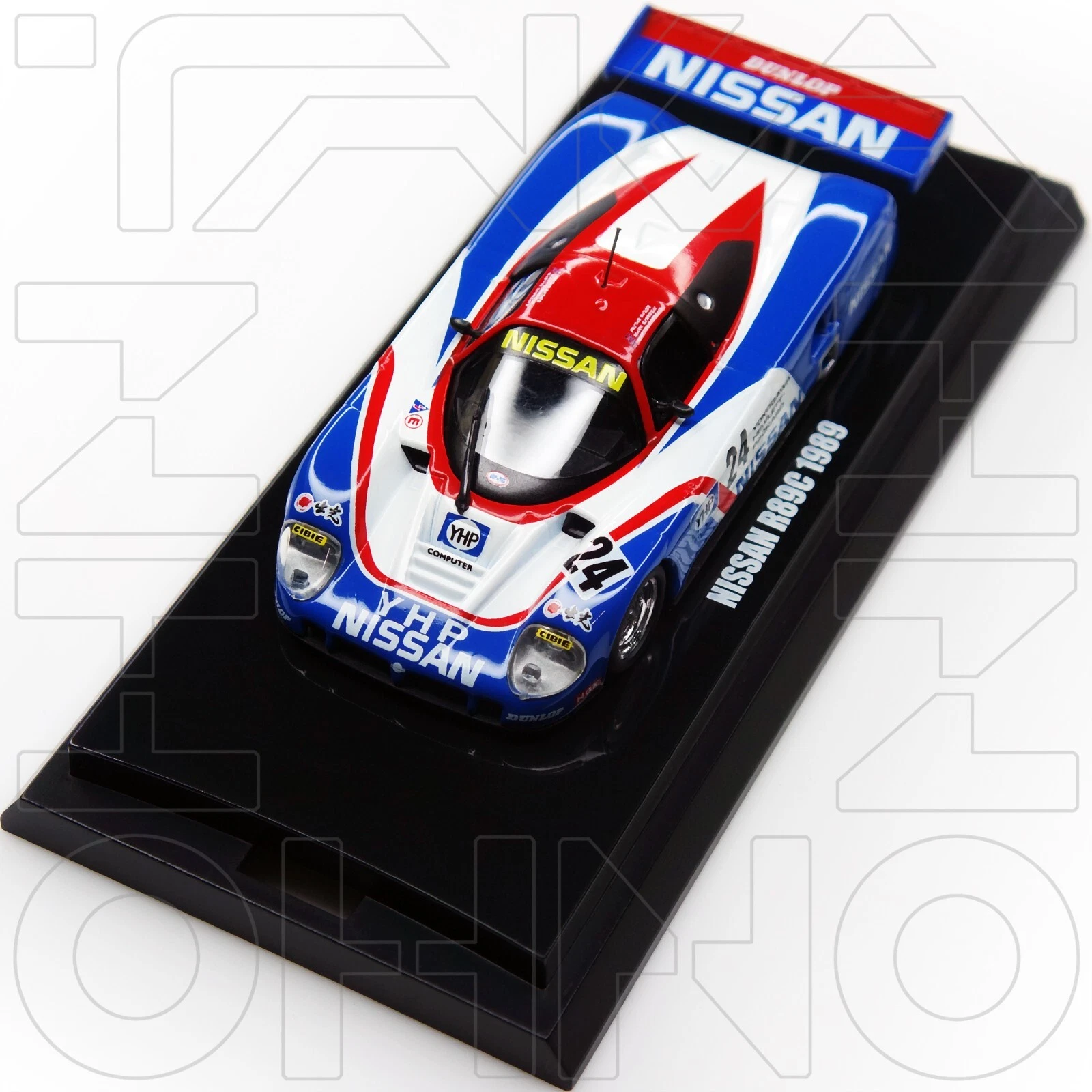 gumi レインボーロマンス NISSAN R89C #24 1989 BEADS COLLECTION KYOSHO 1:64 LE MANS