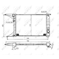 KüHler WasserküHler MotorküHler Passend FüR Opel Omega B V94 2.0 16V 21 22 23