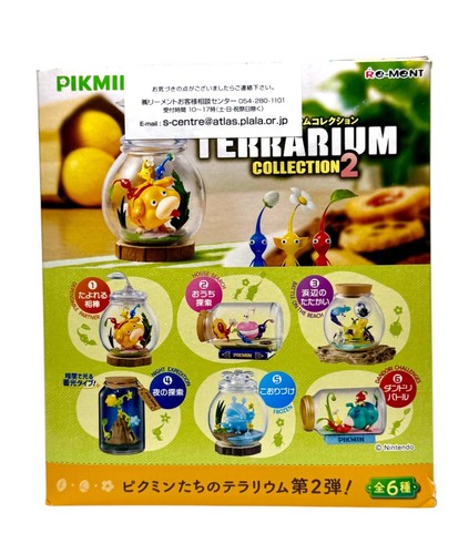 Re-Ment Pikmin Terrarium Collection 2 set completo completo di 6 personaggi in scatola NUOVO - Foto 4 di 7