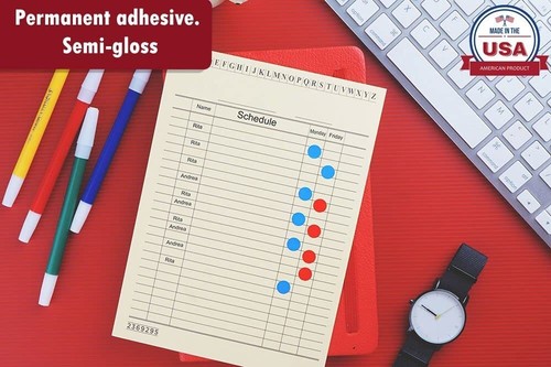 Rounded Dot Stickers 3/8" Colored Marking Craft Label 0.375 Inch 10mm - Picture 112 of 180