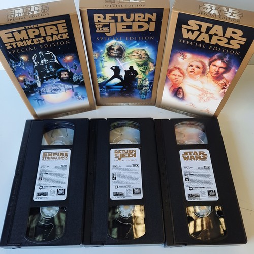 Star Wars Trilogy (VHS, 1997, Special Edition) Gold Box Set C - Picture 4 of 8