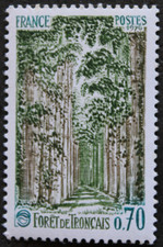 Timbre - FRANCE - Forêt de Tronçais - 1976 - Neuf ** - YT1886