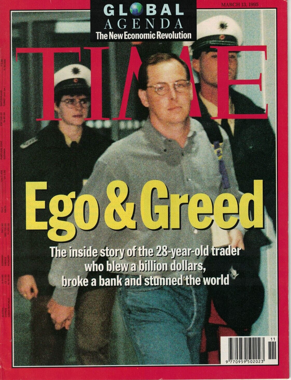 Time Magazine March 13 1995 Ego & Greed Global Agenda Economic Revolution