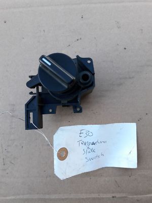 Genuine OEM BMW E30 cabin temperature selection slide switch w/ knob 