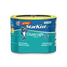 StarKist Chunk Light Tuna in Water, 5 oz, 8 Cans