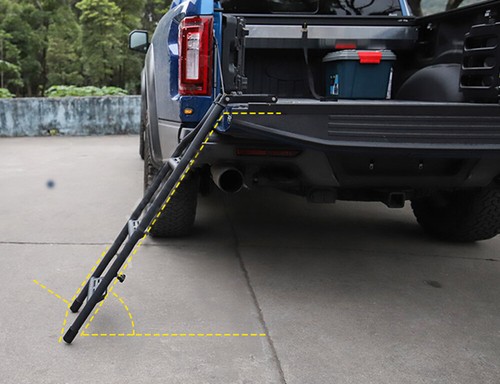 Pickup Truck Step Tailgate Ladder Fits for Dodge RAM 1500 2500 3500 1981-2021 - Picture 7 of 11