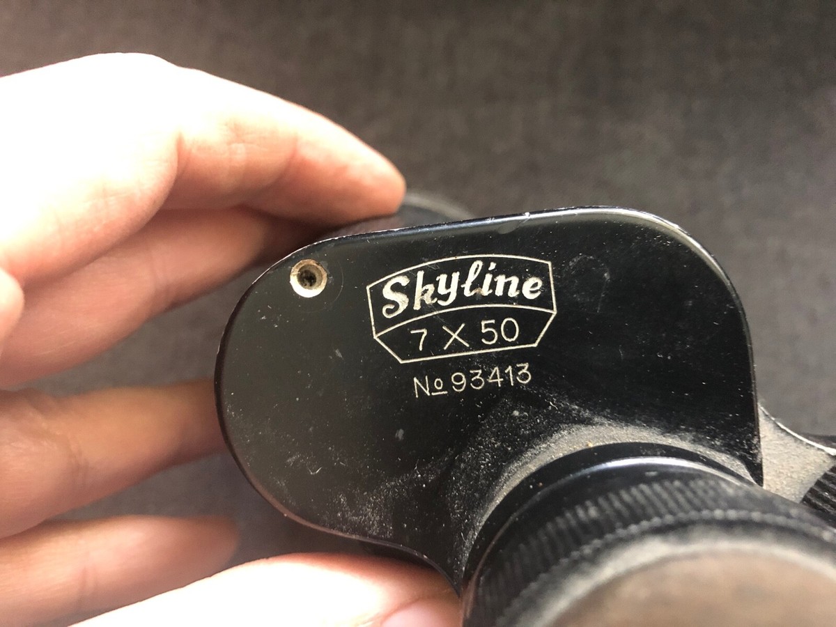 Vintage SKYLINE BINOCULARS 7x50 #93413 DBK field 71 degrees | eBay
