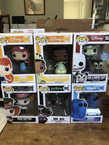 Lot Of 6 New Retired Funko Pop Disney Ariel #146 #149 #158 Limited Vaulted Rare