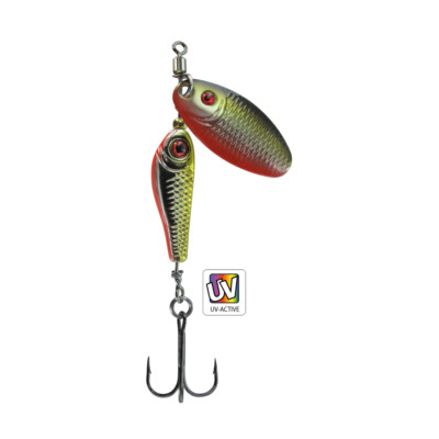 JENZI Spinner Blinker UV Aktiv Spoon Forelle Barsch Hecht Zander 3g 6g Phantom-F