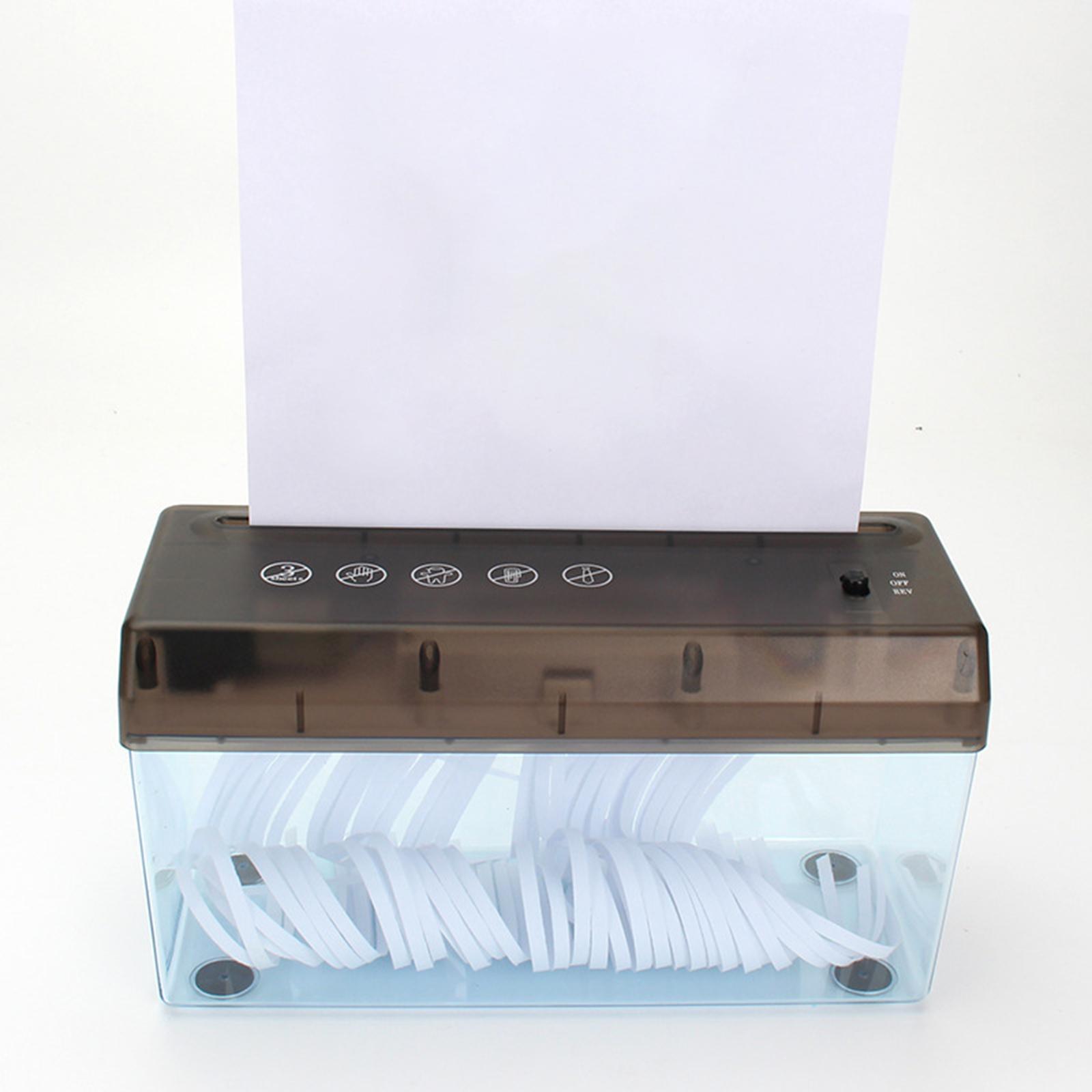 Mini Paper Shredder Electric USB Paper Cutting Machine Paper Cutter for Office-image