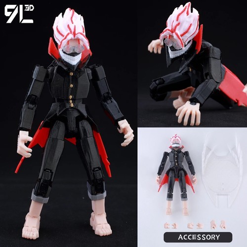 9L 3D Printed Jujutsu Kaisen Sukuna Anime Lucky Dummy 13 Movable Shapeshift Acti - Picture 19 of 49