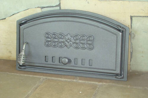 Cast Iron pizza oven door, bread oven doors, fire door 19,3" x 11" - R - Picture 8 of 12