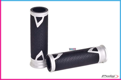 PUIG GRIPS RADIKAL FOR KAWASAKI KLE500 91-97 SILVER