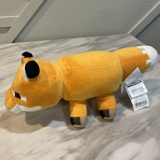 Minecraft Fox Plush 12 Mojang Jinx Stuffed Animal Orange White