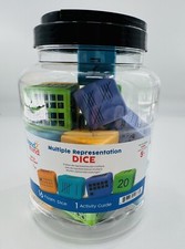 Hand2Mind Foam Dice Base Ten Tally Marks Numeral Math NEW Educational Teacher