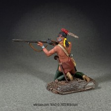 W Britain - Native American Warrior Kneeling Firing #16143
