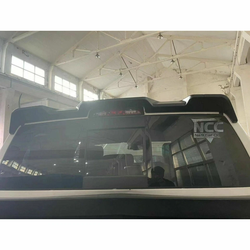 Protector trasero negro brillante para camioneta GMC 1500 2014-2017 alerón de cabina Foto 3 de 4