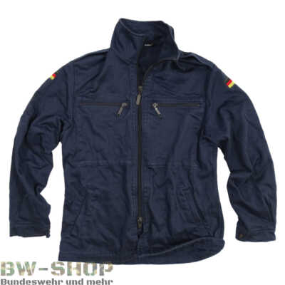 ORIGINAL BUNDESWEHR MARINE BORDJACKE BLAU BW JACKE ARAMID
