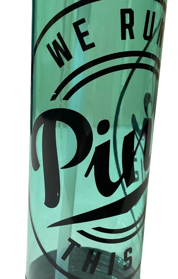 Victoria's Secret Botella de Agua Verde "ROSA" 24OZ Pajita Foto 3 de 4