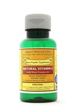 Green Organic Supplements Vitamin E, Natural