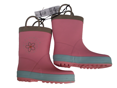 BNWT Little Girls Sz 11 Quality Rivers Doghouse Brand Pink Flower