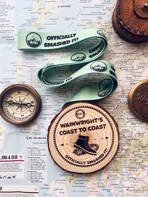 Wainwright s Coast To Coast Medaille, Lake District Geschenk, Küste 2 Küste