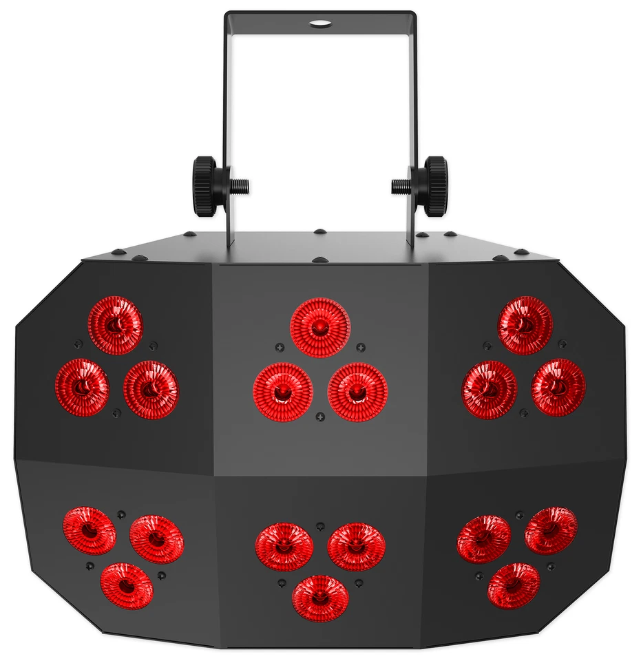 Chauvet DJ Wash FX 2 DMX RGB+UV Eye Candy Effect Dance Floor Light+Bag+Cable - Image 3 of 4