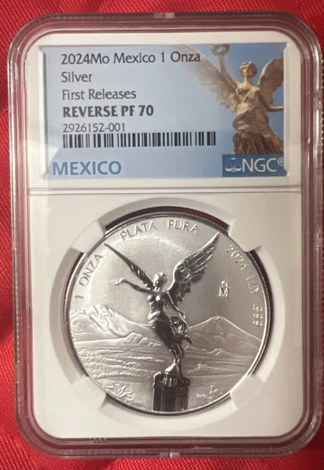 2024 Mexico 1 Onza Silver Reverse Proof Libertad NGC RPR 70 FR Mexico 🇲🇽 Label - Image 4 of 4